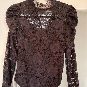 Black Lace Body Suit